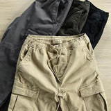 Men's Loose-fit Casual Pants Sweatpants Workwear Japanese Style Trendy Brand Cargo Pants For Active Wear Men Clothing