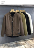 Korean Heavy Baseball Uniform Jacket Men's Preppy Button Cardigan Jacket Spring Autumn Large Size American Retro Trendy Jacket