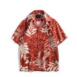 Retro Floral Shirts Men Casual Summer Japanese Hawaiian Stylish Harajuku Cool Handsome High Street Personal Camisas Masculinas