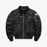 Windproof Military Style Men's Jacket Workwear Flight Suit Casual Outdoor Jacket Tactical Stand Collar New Pilot Men's Jacket