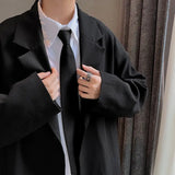 Men Blazers Loose Handsome Temper Fashion Students All-match Мужские Пиджаки Coats Male Outwear Suit Creativity Vintage Concise