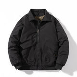 Autumn Winter Jackets Men Solid Bomber Jacket Men Military Vintage Retro Motorcycle Jacket Casual Parkas Windbreaker Pocket Male