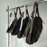 Travel Chest Bag ex Nylon Sports Crossbody Outdoor Resistant Wearable 70D Geometric Pattern Zipper Closure Casual Sle