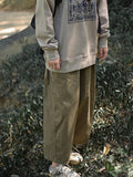 Japanese Retro Work Pants Men Women Cargo Wear Casual Pants Loose Wide-leg Pants Casual Straight-leg Trendy High-end Trousers
