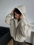 American style trendy personalized thick men and women retro hooded sweatshirt for couples loose casual for autumn and winter