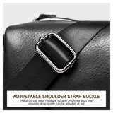 Casual Large Capacity Crossbody Bag Waterproof Men's Messenger Bag Multi-functional Leather Bag,  for Men