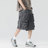 New Summer Men Cotton Cargo Shorts Men American Clothing Casual Breeche Bermuda Beach Jogger Shorts Male