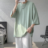 men t shirts Summer Men's White Cool T-shirts Women Oversized 5XL Korean Style Loose Striped T-shirt Casual T-Shirt Male