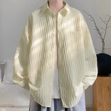 White Long Sleeved Shirt Men Fashion Society Mens Black Dress Shirt Korean Loose Casual Shirt Mens Shirts Plus Size 4XL