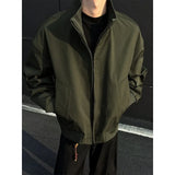 New Spring Autumn Men's Bomber Jackets solid Casual Male Outwear Windbreaker Jacket Mens Zipper Baseball Uniform Coats Clothing