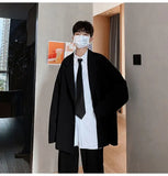 Men Blazers Loose Handsome Temper Fashion Students All-match Мужские Пиджаки Coats Male Outwear Suit Creativity Vintage Concise