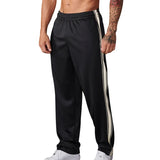 Spring And Autumn New Men's Sports Pants American Style Striped Loose Straight Leg Casual Running Training Wear Men's Pants