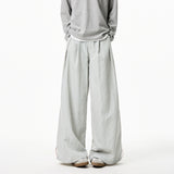 Summer Loose Wide Leg Striped Trousers Unisex High Street Fashion Trendy Casual Wear Oversize Streetwear Long Pants Lightweight
