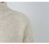 Autumn Men's Korean Zipper Cardigan Jacket Casual Stand Collar Solid Color Long Sleeve Sweater Premium Quality Knitted Outerwear