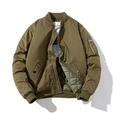 Men Bomber Jacket Women Solid Autumn Winter Pilot Jacket Fashion Vintage Hooded Baseball Coat Casual Windbreak Red Pink Burgundy