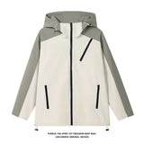 Hip Hop Varsity Jacket Men hoolids High Street Patchwork Color Black Windbreaker Coats Women Spring Autumn Thin Fashion College