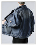 Men's Workwear Handsome Jacket Coat American Fashion Brand Jacket Denim Jacket New Simple Style Loose Versatile Men's Jacket