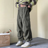 Summer Sports Pants Harajuku Y2k Working Pants for Men Solid Color Men's Cargo Pants Loose Casual Sports Trousers for Men M-3XL