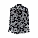 Men Spring Summer New Fashion Long Sleeve Casual Shirts Male Loose Print Blouses Men Button Up Ice Silk Thin Shirts