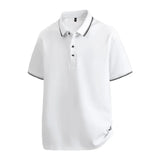 Oversized Men 7XL Polo Shirt 8XL Summer 95% Cotton Breathable Short Sleeve Collar Business Shirt Golf Man Top Clothes