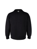 American Trendy Men's Sweaters Winter High Street Spider Web Jacquard O Neck Long Sleeve Pullover Retro Harajuku Gothic Knitwear