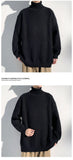 Sweater men 2025 New Men Knitwear Solid High Neck Sweater Soft Warm Comfortable Winter Pullover Fashion Casual Warm Sweater