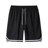 Summer Elegant Fashion Harajuku Slim Fit Male Clothes Loose All Match Sport Casual Shorts Solid Pockets Straight Cylinder Shorts