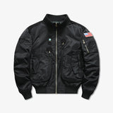 Windproof Military Style Men's Jacket Workwear Flight Suit Casual Outdoor Jacket Tactical Stand Collar New Pilot Men's Jacket
