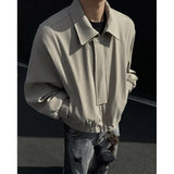 Spring Short Jacket Men Fashion Black Casual Jacket Men Streetwear Korean Loose Bomber Jacket Mens Motorcycle Jackets M-3XL