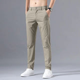 Summer KPOP Fashion Style Harajuku Slim Fit Trousers Loose All Match Thin Style Casual Pants Solid Button Straight Leg Pants
