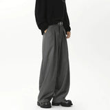 Oversized Suit Pants Men Fashion Society Mens Dress Pants Korean Loose Casual Wide Leg Pants Mens Office Formal Trousers M-3XL