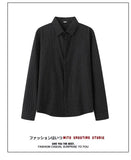 New Naples Business Men Shirts Light Luxury Textured Lapel Striped Long Sleeve Cardigan Leisure Premium Commuter Blouse S-4XL