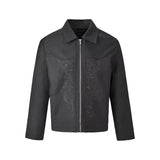 American Street Jacket Men Women Spring Korean Style Vintage Coat Trendy High-end Niche Design Embroidered Windbreaker Jacket