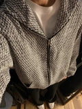 Y2K Cardigan Hooded Sweatshirts Men Hoodies Coat Male Spring Autumn Harajuku Zipper Jacket Streetwear Hip Hop
