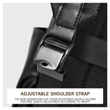 Travel Backpack Men High Quality Casual PVC Leather Waterproof Backpack Multifunction Large Capacity Bag Business School Fashion