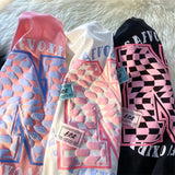 American Trendy Sweet Cool Hot Girl Couple Outfits Loose Versatile Lazy Retro Cotton Short-sleeved T-shirt Men Women Aesthetic