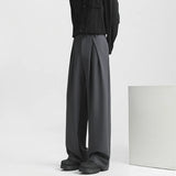 Men's Light Luxury Naples Slim-fit Suit Pants Casual Japanese Retro Premium Quality Elegant Popular Leisure Trousers 2026 Spring