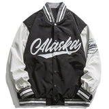 Embroidery Bomber Jacket Men Spring Loose Windbreaker Coats Clothing American Patchwork Women's Jacket Hip-Hop Streetwear