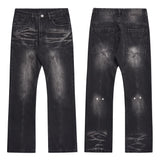 Black Jeans Men Street Fit Casual Vaqueros Pantalones Hombre Autumn Streetwear Skinny Fashion Winter Trousers Y2k Denim Pants