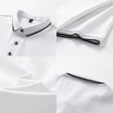 Oversized Men 7XL Polo Shirt 8XL Summer 95% Cotton Breathable Short Sleeve Collar Business Shirt Golf Man Top Clothes