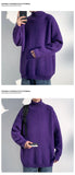 Sweater men 2025 New Men Knitwear Solid High Neck Sweater Soft Warm Comfortable Winter Pullover Fashion Casual Warm Sweater