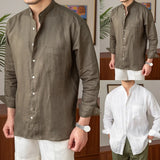 All Season Mens Casual Wear Versatile Clothing Versatile Commuting Shirt Brown Mens Casual Shirt Slight Stretch