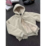 American style trendy personalized thick men and women retro hooded sweatshirt for couples loose casual for autumn and winter