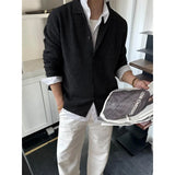 Japanese Retro Men's Cardigan Coats Light Luxury Knitted Lapel Long Sleeve Sweater Jacket Leisure Premium Quality Knitwear M-3XL