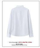 New Naples Business Men Shirts Light Luxury Textured Lapel Striped Long Sleeve Cardigan Leisure Premium Commuter Blouse S-4XL