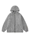Y2K Cardigan Hooded Sweatshirts Men Hoodies Coat Male Spring Autumn Harajuku Zipper Jacket Streetwear Hip Hop
