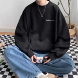 Men's Hoodie Worn Outside Niche Trend Hooded Base Round Neck Jacket Men's Loose Fit