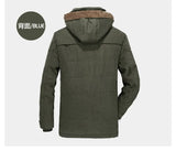 Thicken Parkas Male Thick Warm Coat Plus Size Men Hooded Fashion Mens Parkas Hooded Mens Winter Windproof Jacket Parka