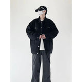 Spring Black Denim Jacket Men Casual Pocket Jackets Men Streetwear Hip-hop Loose Bomber Jacket Mens Cowboy Coat Plus Size 4XL