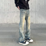 Streetwear Jeans Men Autumn Fit Vintage Trousers High Street Vaqueros Pantalones Hombre Slim Straight-leg Y2k Winter Denim Pants